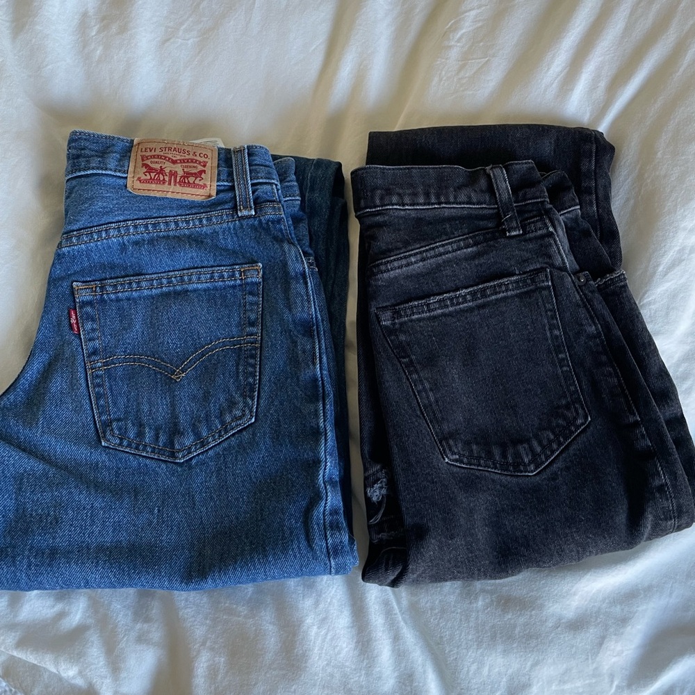 Bundle A&F high rise jeans Levi’s baggy jeans